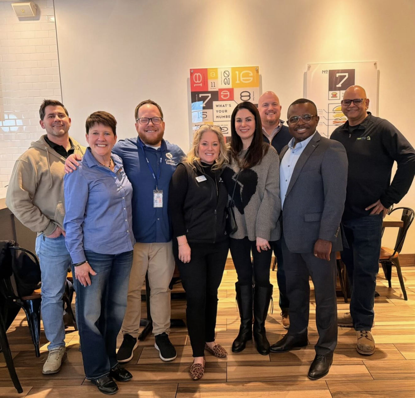 Senior Resource Partners members gathered together
